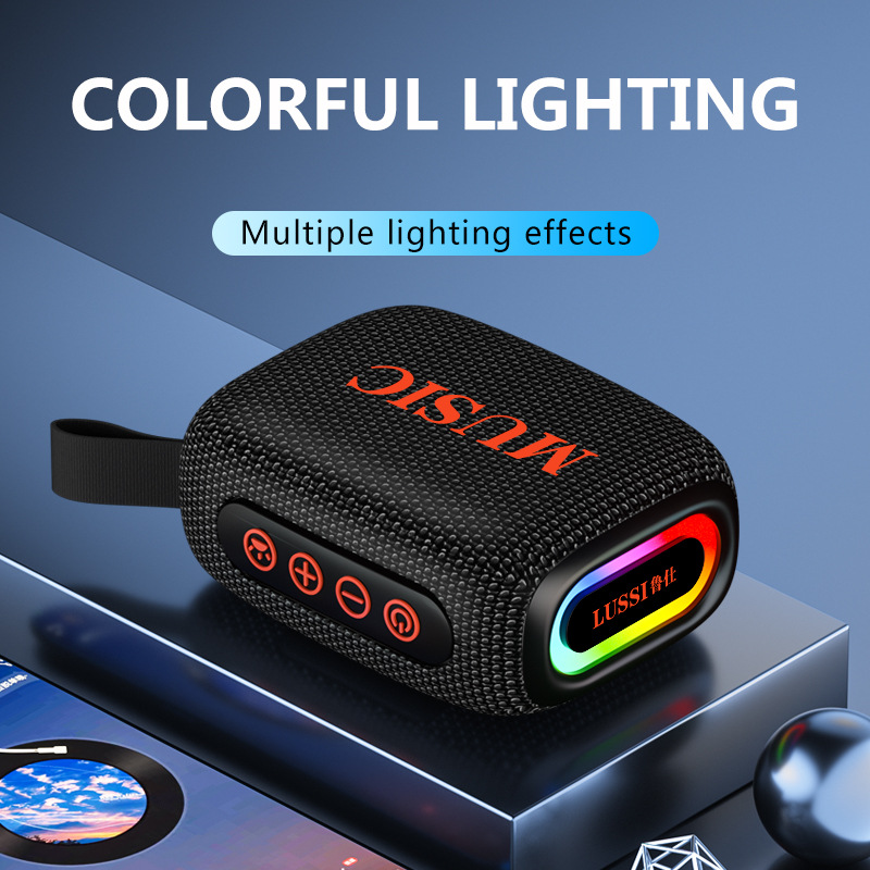 Audio Music Spotify - Taşınabilir Su Geçirmez Kablosuz Bluetooth Hoparlör,