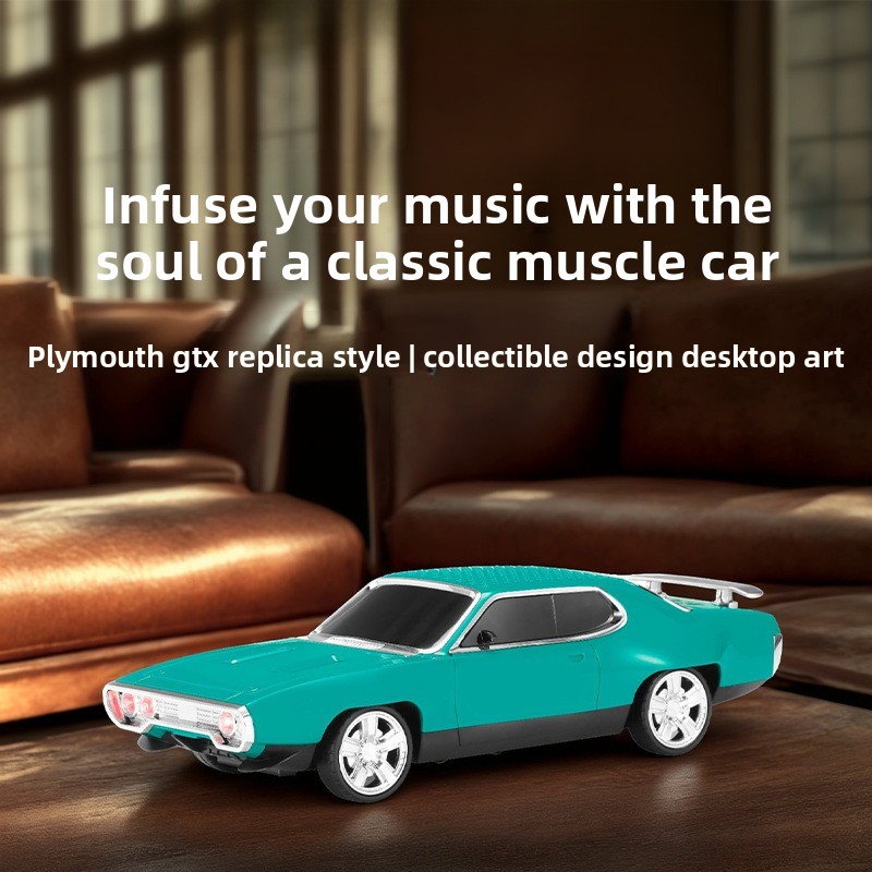 Audio Music Spotify - Bluetooth Hoparlör Plymouth Araba Modeli Süsü