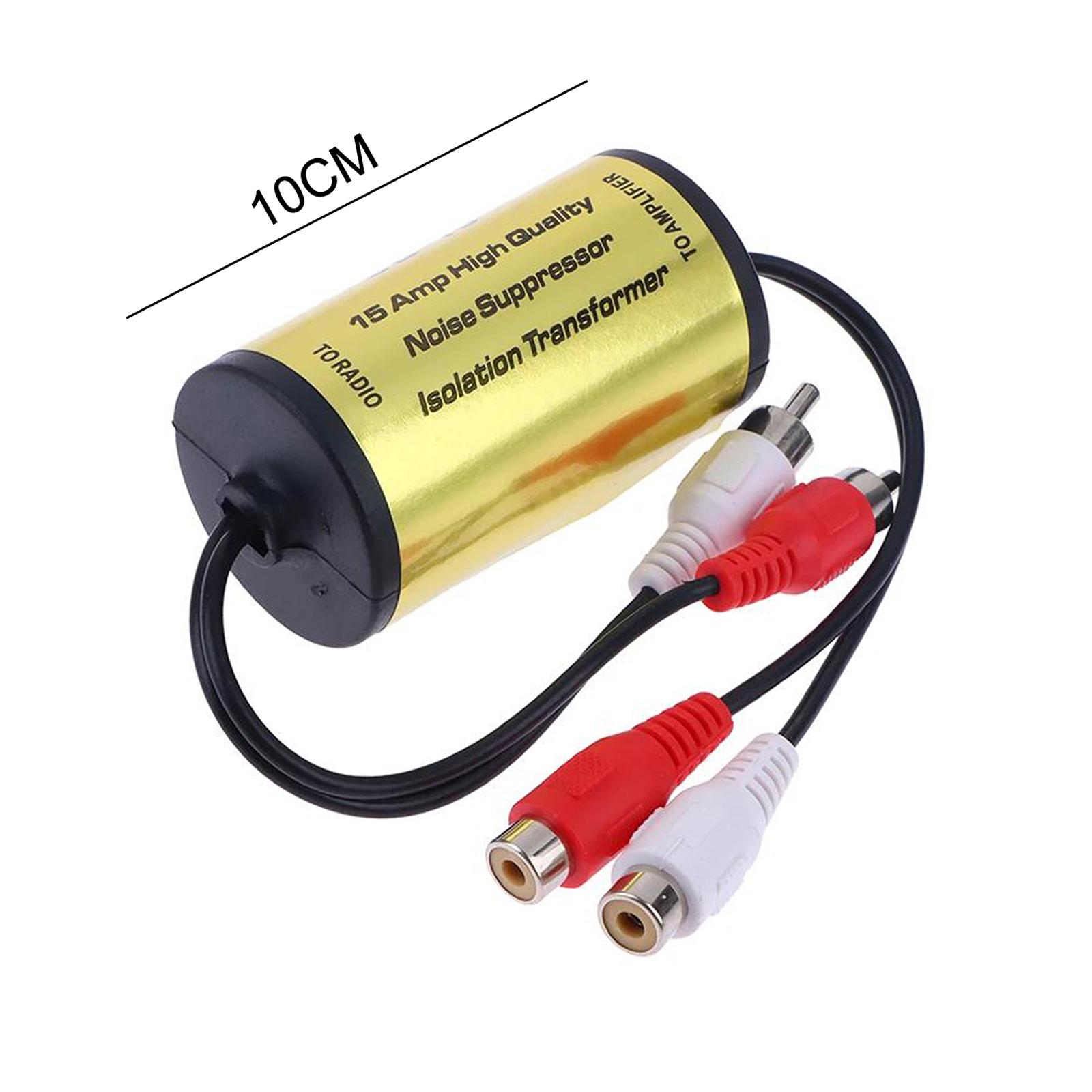 Audio Music Isolator - Genel RCA Ses Gürültü Filtresi 15A,