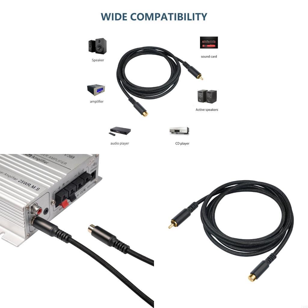Audio Music Quality Enhancer - Subwoofer için J1HD Müzik Uzatma Kablosu,