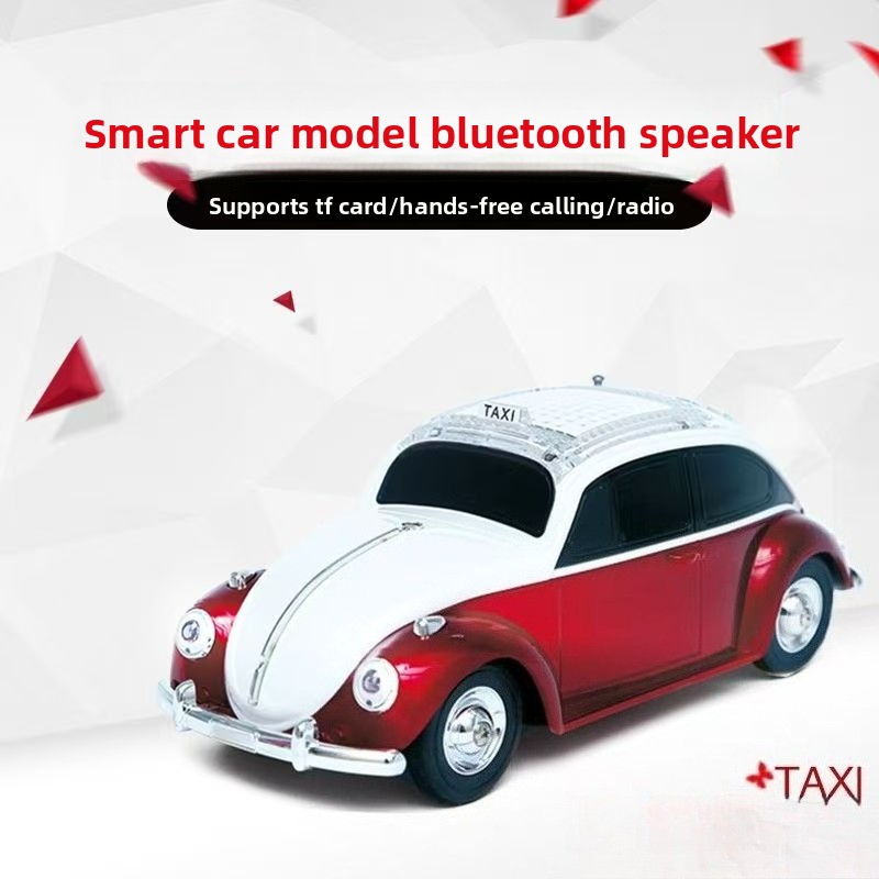 Audio Music Spotify - Beetle Araba Modeli Bluetooth Hoparlör Ev