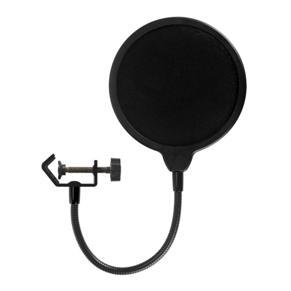 Recording Pop Filter - Dayanıklı çift katmanlı cam stüdyo mikrofonu