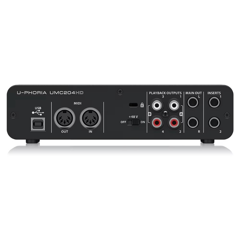 Behringer UMC204HD 2 Giriş/4 Ç - Audio Without Music incelemesi ve fiyatı