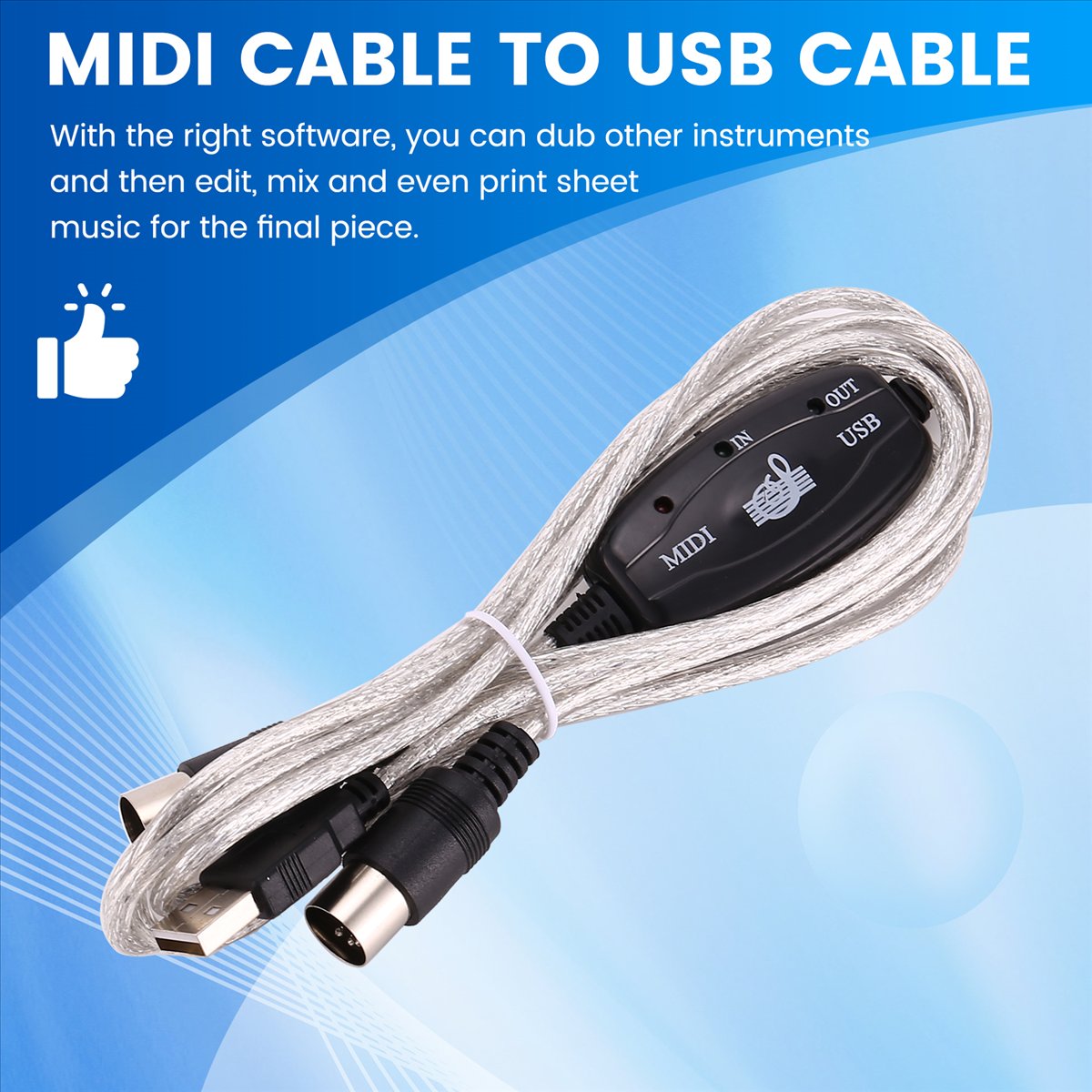 AA80 USB'den MIDI'ye 5Pin Kabl - Audio Music Edit incelemesi ve fiyatı