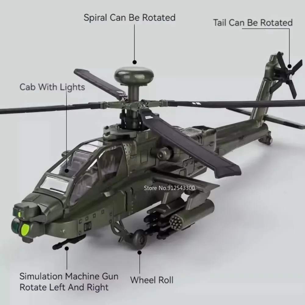 1:32 Ölçekli AH-64 Uçak Modeli - Audio Music Car incelemesi ve fiyatı