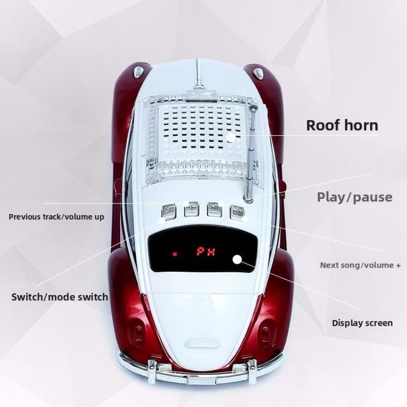 Beetle Araba Modeli Bluetooth  - Audio Music Spotify incelemesi ve fiyatı