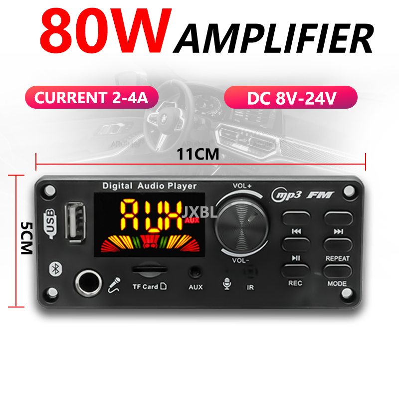80W Bluetooth 5.0 MP3 Dekoder  - Audio Music Car incelemesi ve fiyatı