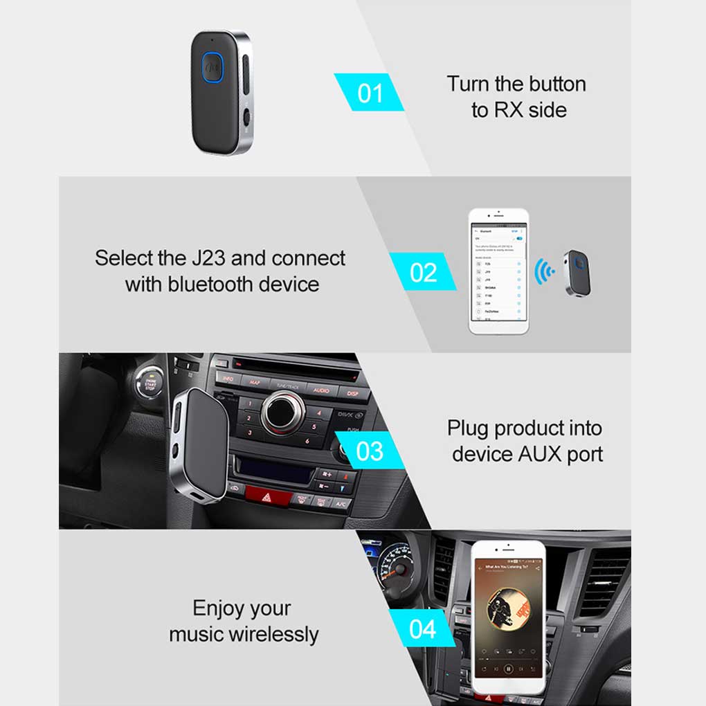 Bluetooth uyumlu Alıcı Çift Ba - Audio Music Link incelemesi ve fiyatı